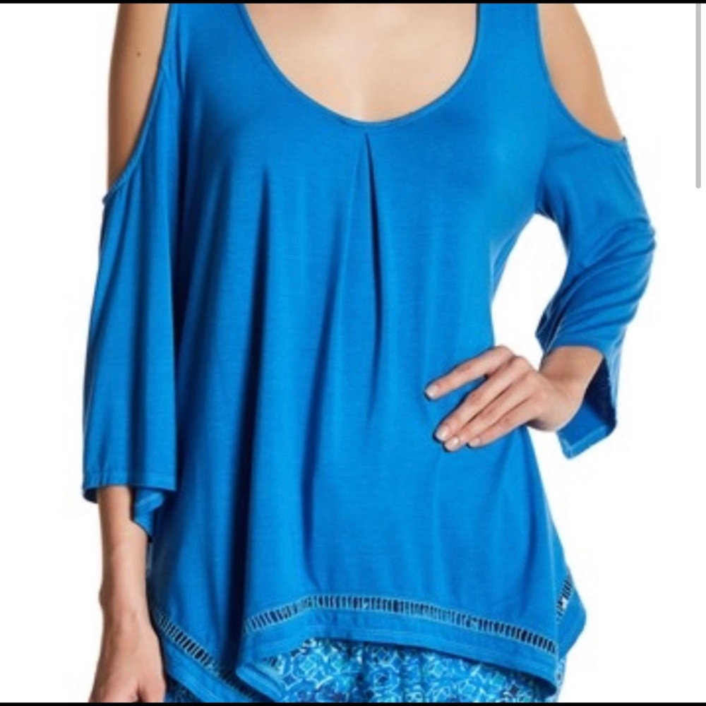 Green Dragon Cold Shoulder Top